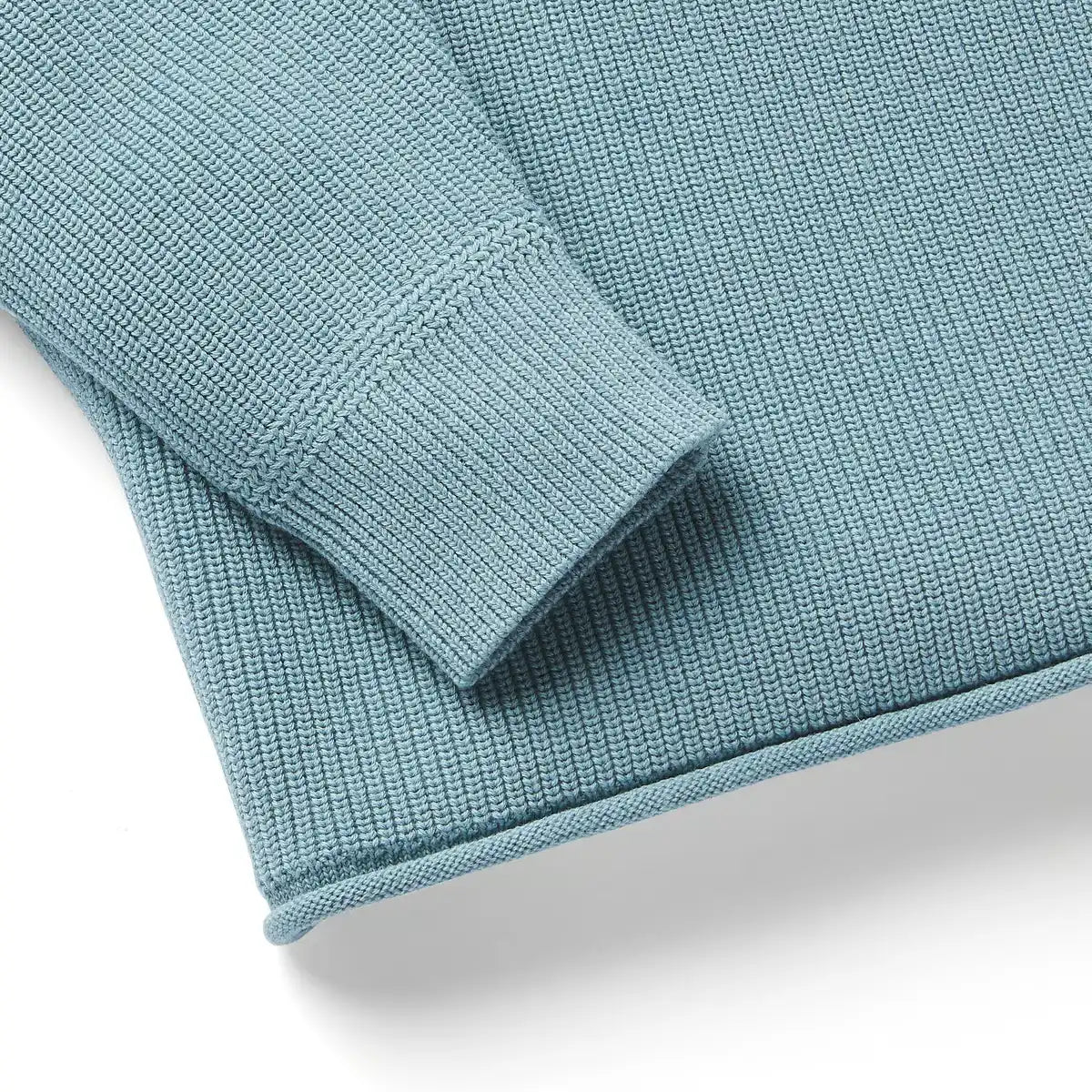 Women's DWR Wool/Cotton Sweater Stone Blue