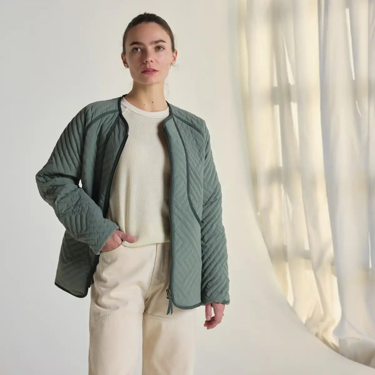 Women's Primaloft Liner Jacket Agave/Urban Chic