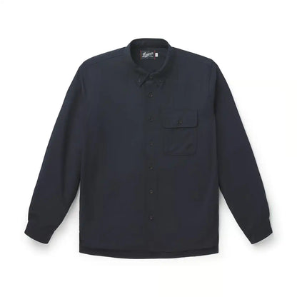 Men's Summer Wool LS Trail Shirt Dark Navy