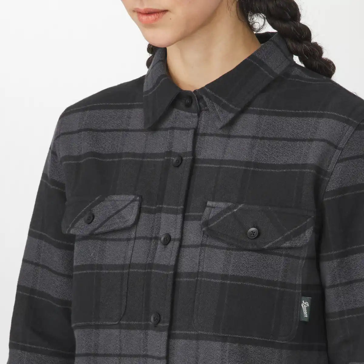 Danner Sauvie Cotton Flannel Black Plaid