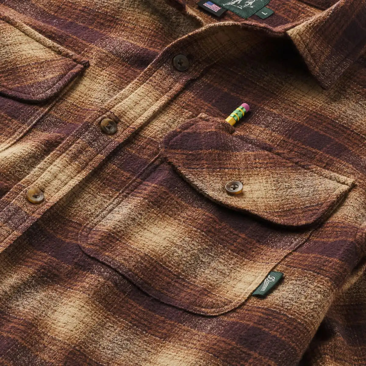Danner Cedar Mill Cotton Flannel Espresso Plaid