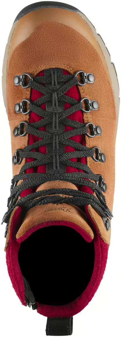 Arctic 600 Side-Zip 7" Brown/Red Felt 200G