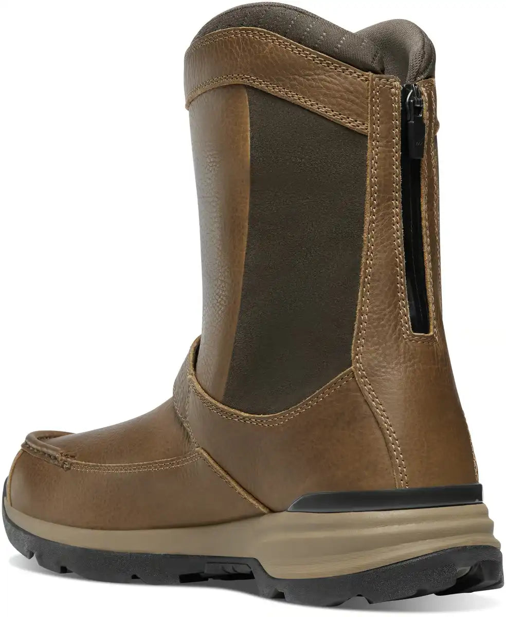 Recurve Rear Zip 10" Light Brown Moc-Toe