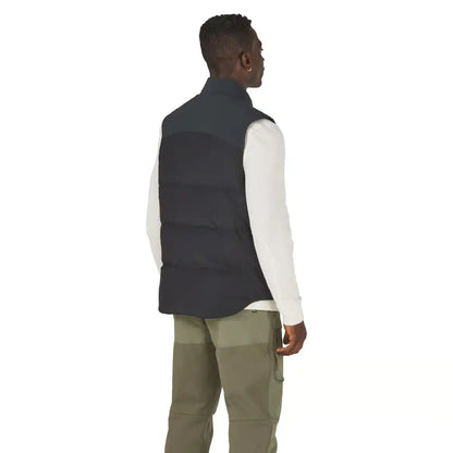 Zigzag Down Vest Black