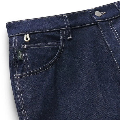 Men's Kenton Double Knee Pants Denim Dark Wash Indigo