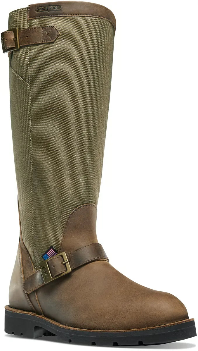 San Angelo Snake Boot 17" Brown
