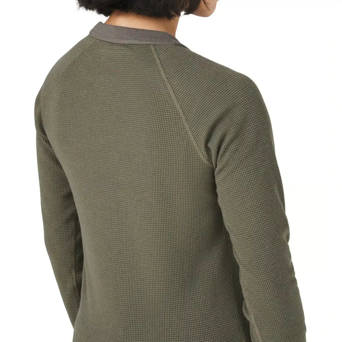 Santiam Waffle LS Tee Dusty Olive