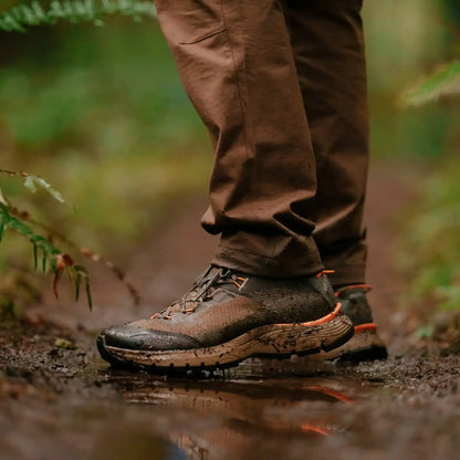 Trail Junction Mid 4" Malt Brown/Poppy Orange